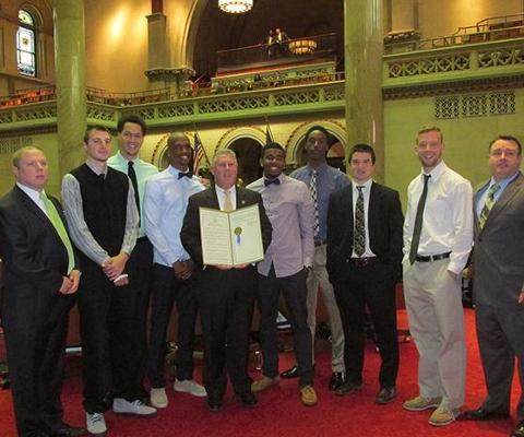 Sage Men's Basketball to be Honored on May 20 by NY State Assembly