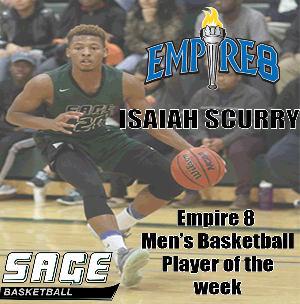 Sage's Scurry Named Empire 8 Men's Basketball Player of the Week