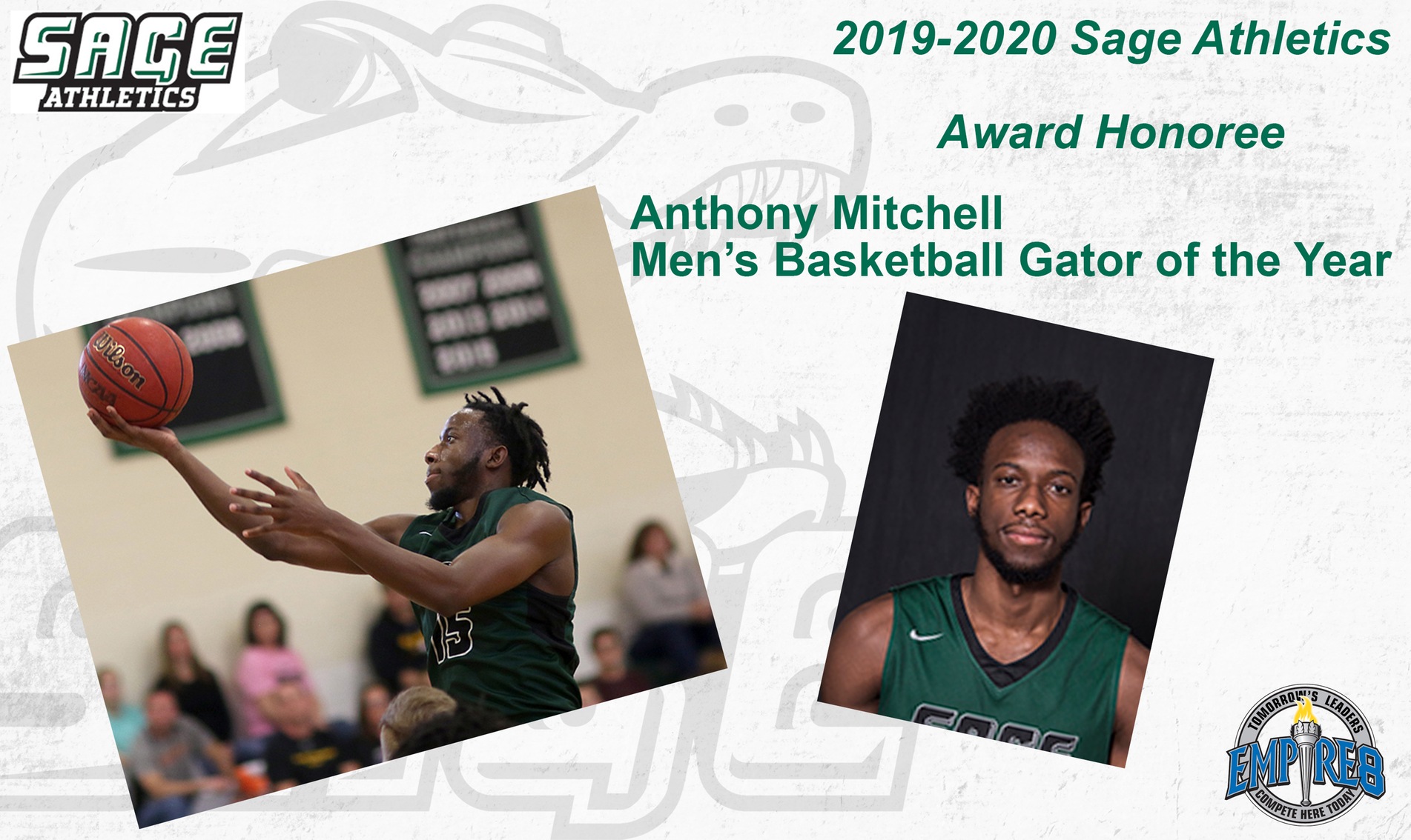 Men's Basketball Gator of the Year Award given to Anthony Mitchell