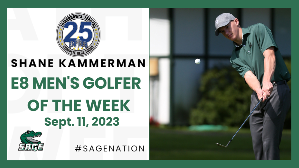 Kammerman honored as E8 Men's Golfer of the Week