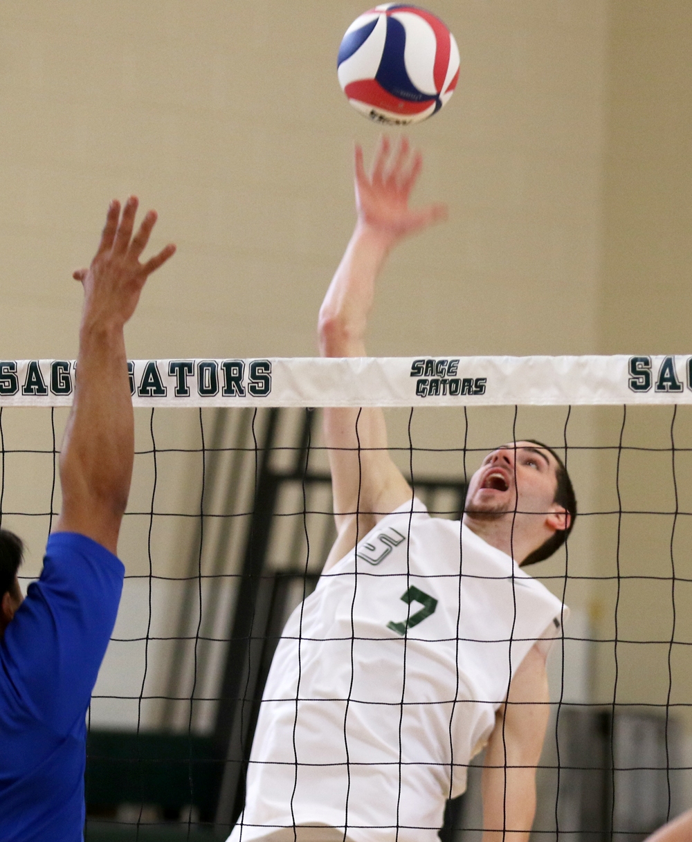 Sage Men's Volleyball Sweeps Tri-Match Play as Gators Win Third Straight