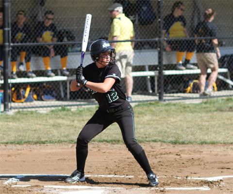 Softball team drops two games on Tuesday