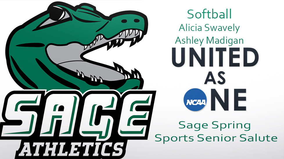 Sage Softball Senior Salute to Alicia Swavely and Ashley Madigan