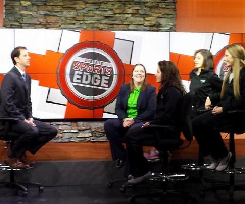 Sage Women's Basketball Team Appears on Upstate Sports Edge