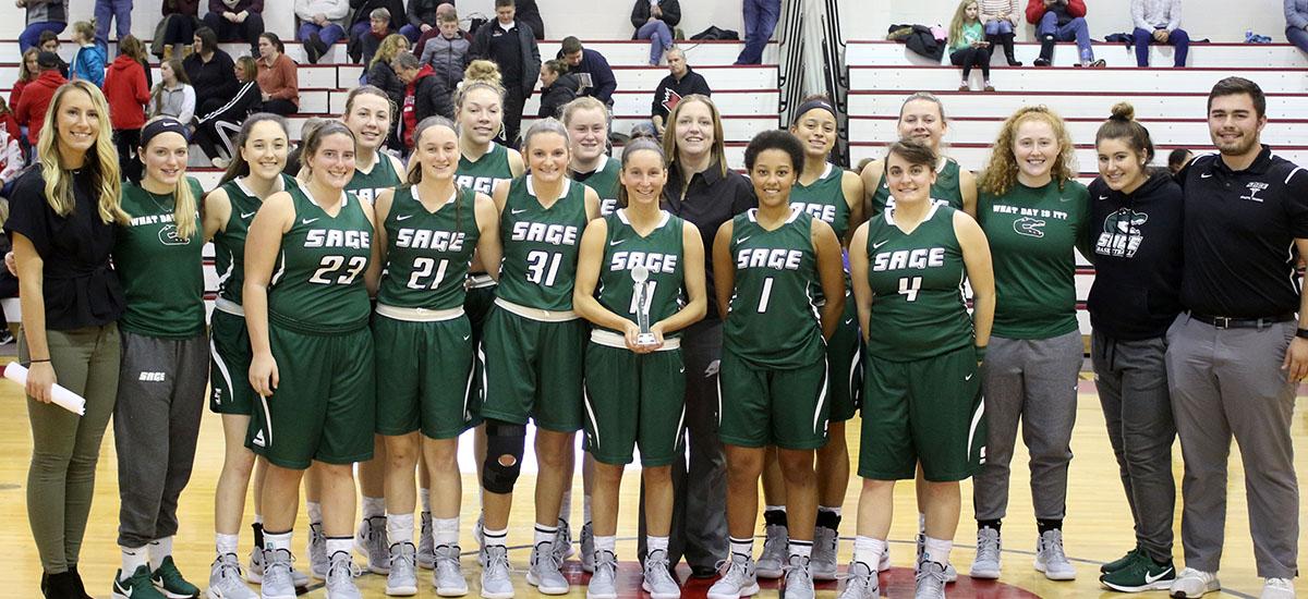 Sage women's hoop team takes Cardinal Classic; Flynn earns MVP and Parslow All-Tournament Team