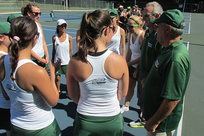Golden Knights Spoil Sage Women's Tennis on Tap event, beating Gators