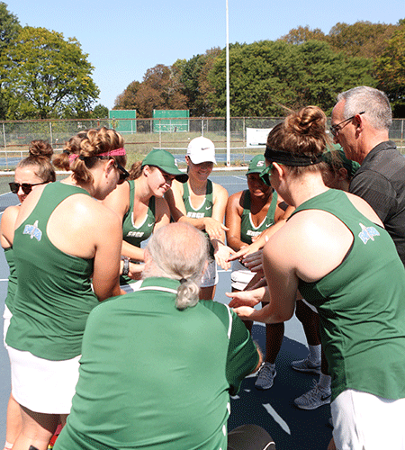 Record win for Sage Women's Tennis as Gators Top Bard, 7-2