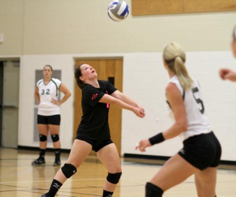 Sage volleyball still perfect in Skyline play with 3-1 win at MSMC
