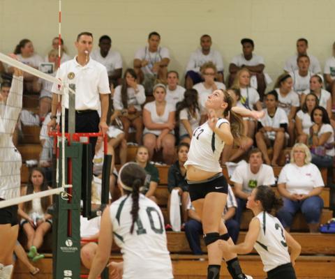 Sage still perfect in Skyline women's volleyball with tri-match sweep