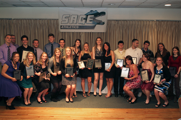 Sage honors excellence from 2010-2011 at Annual Athletic Awards Banquet