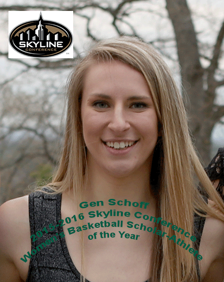Sage's Gen Schoff Tapped as Skyline Conference Women's Basketball Scholar-Athlete of the Year