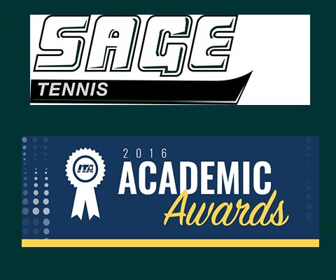 Sage tennis players named to 2015-2016 ITA Scholar-Athlete Teams