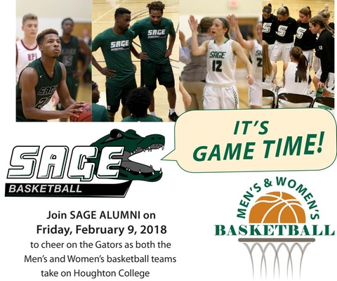 Attention Sage Alumni! Join the Gators on Feb. 9 for Alumni Night at Sage's home Basketball DH!