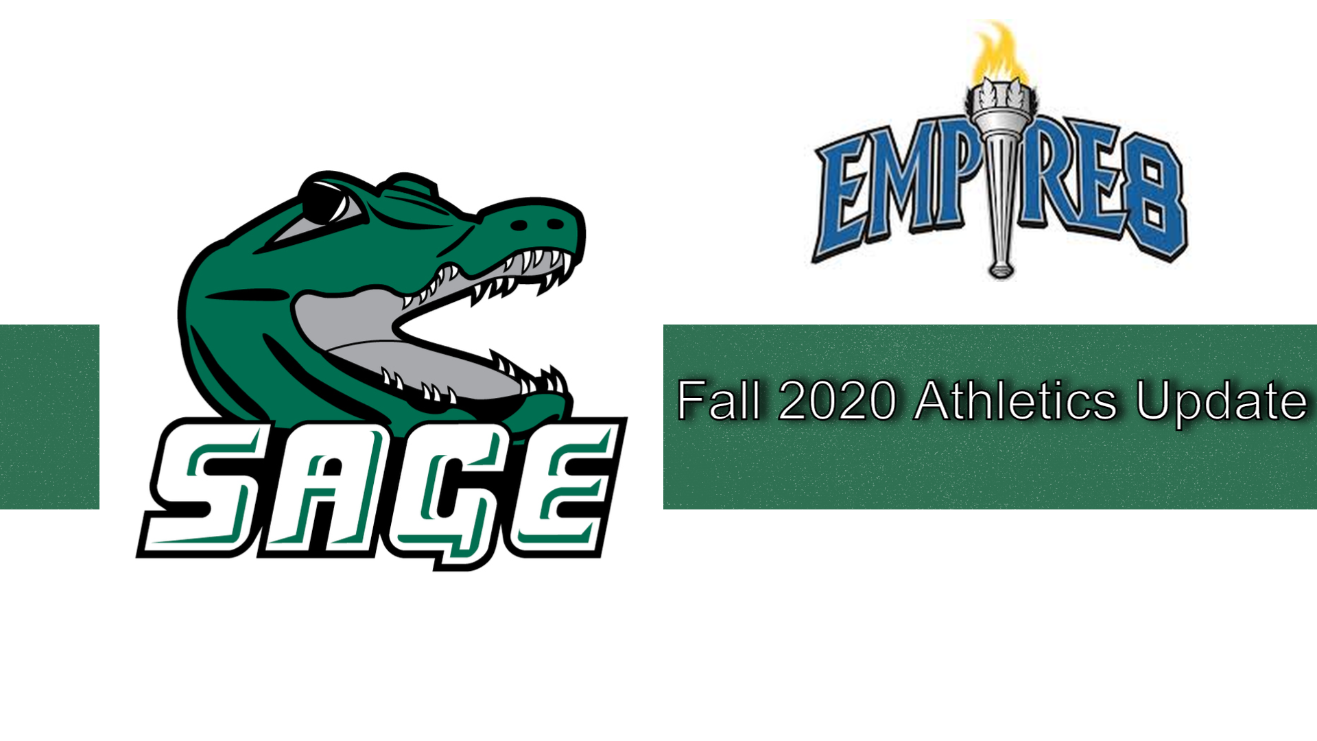 SAGE ATHLETIC TEAMS TO CHANGE FALL OF 2020 PLANS