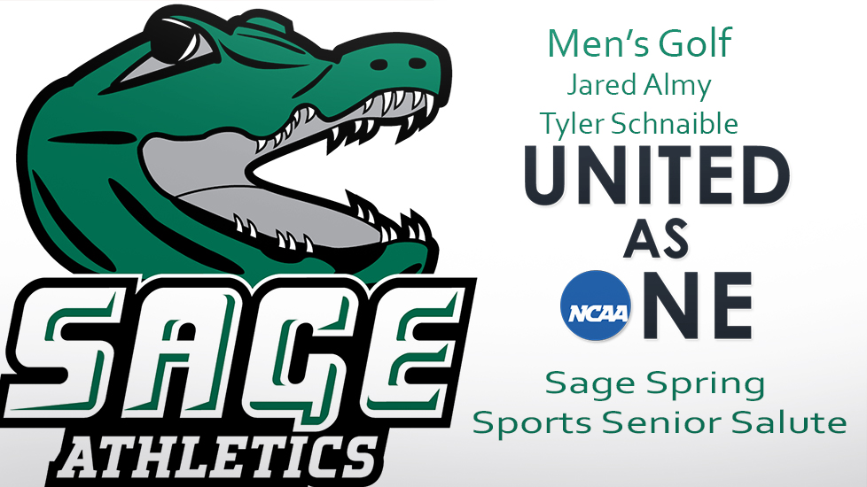 Senior Salute to Sage Men's Golf Seniors, Jared Almy and Tyler Schnaible!