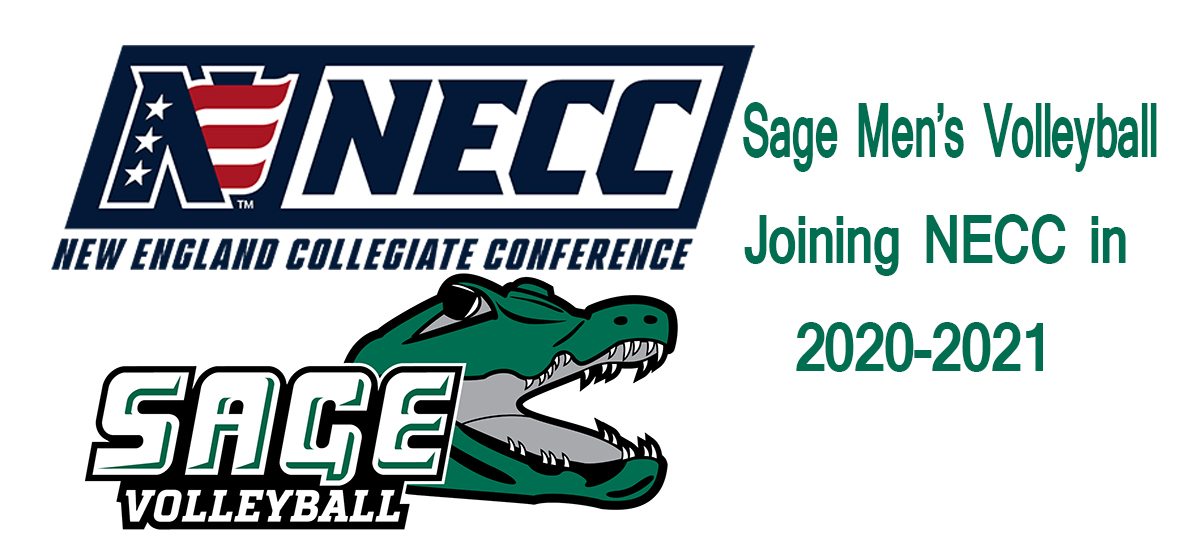NECC Invites Sage Men's Volleyball Program to join league; Gators will compete in new league in 2020-2021