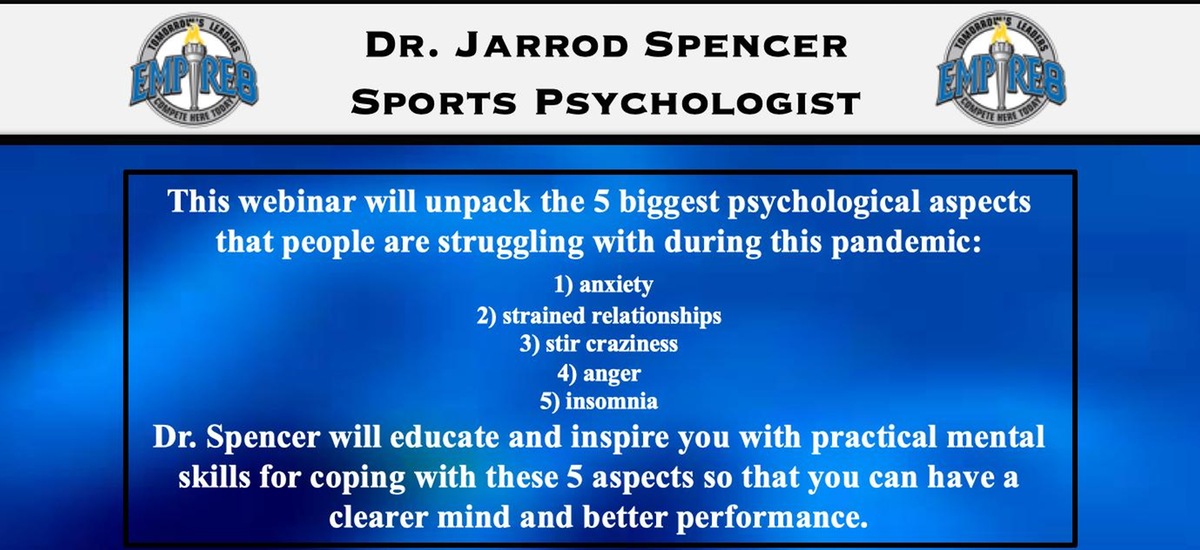 Sage student-athletes invited to participate in E8 presentation on January 12 with Dr. Jarrod Spencer