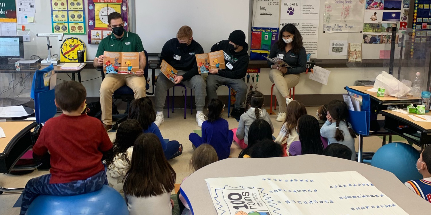 RSC Student-athletes participate in 2nd & 7 Reading Day