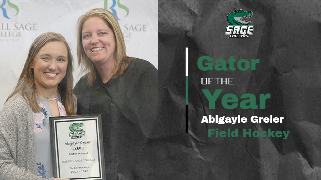 Gator of the Year honors given to Greier for Field Hockey
