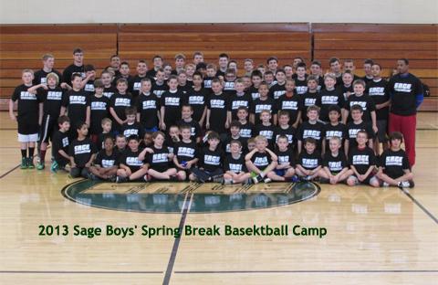 Sage to hold annual Boys' Basketball Spring Break Camp! It will sell out so register now!