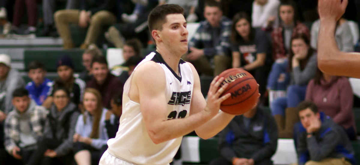 Phair's Double-Double lifts Sage to win over Maine Presque Isle, 92-85