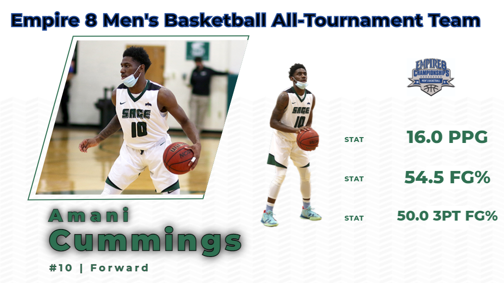 Cummings Named to Empire 8 All-Tournament Team