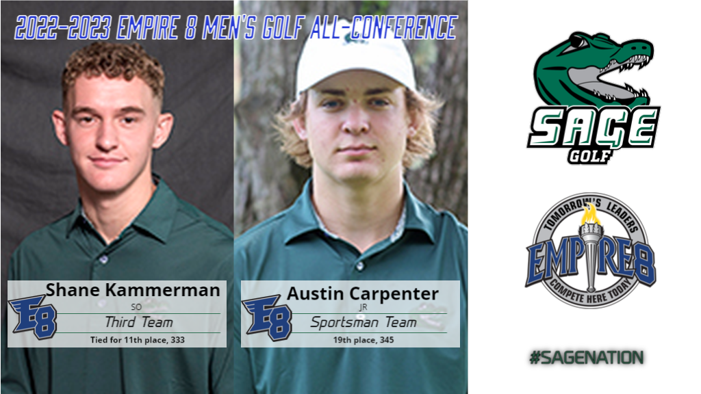 RSC lands two on Empire 8 All-Conference Men's Golf Team