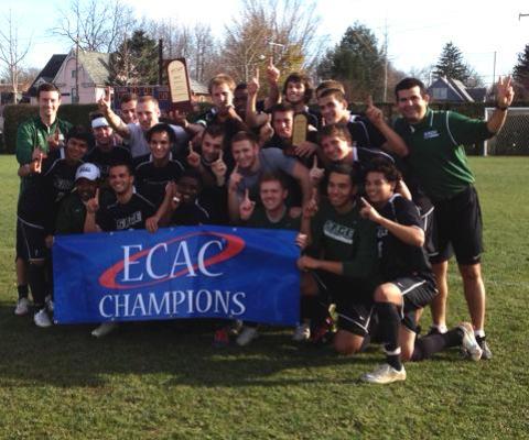 Sage men's soccer team wins 2012 ECAC Upstate Championship as Jarosz does it again!