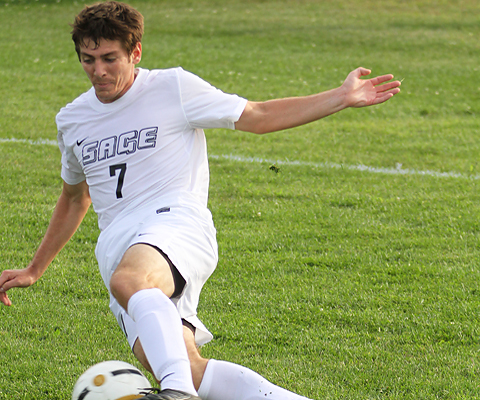 Sage's men's soccer match at SUNY-Cobleskill halted due to dangerous weather