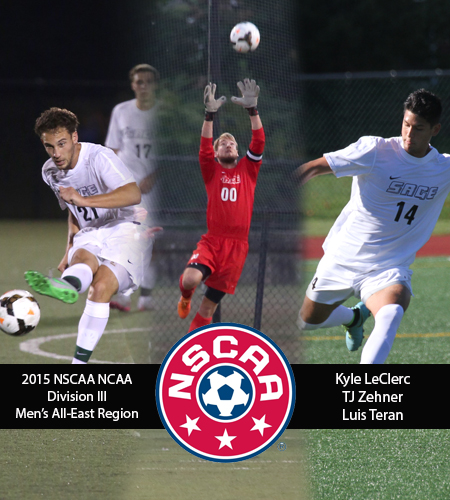 LeClerc, Zehner and Teran named to the 2015 NSCAA All-Region Team