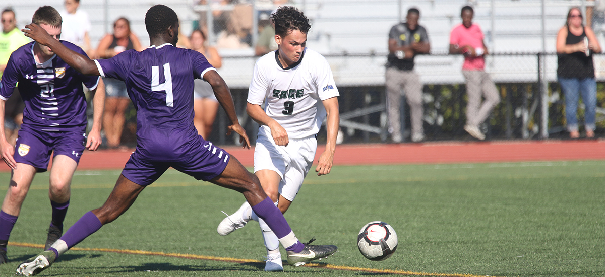 Holquin strikes with first career goal as he lifts Sage past Alfred, 2-1