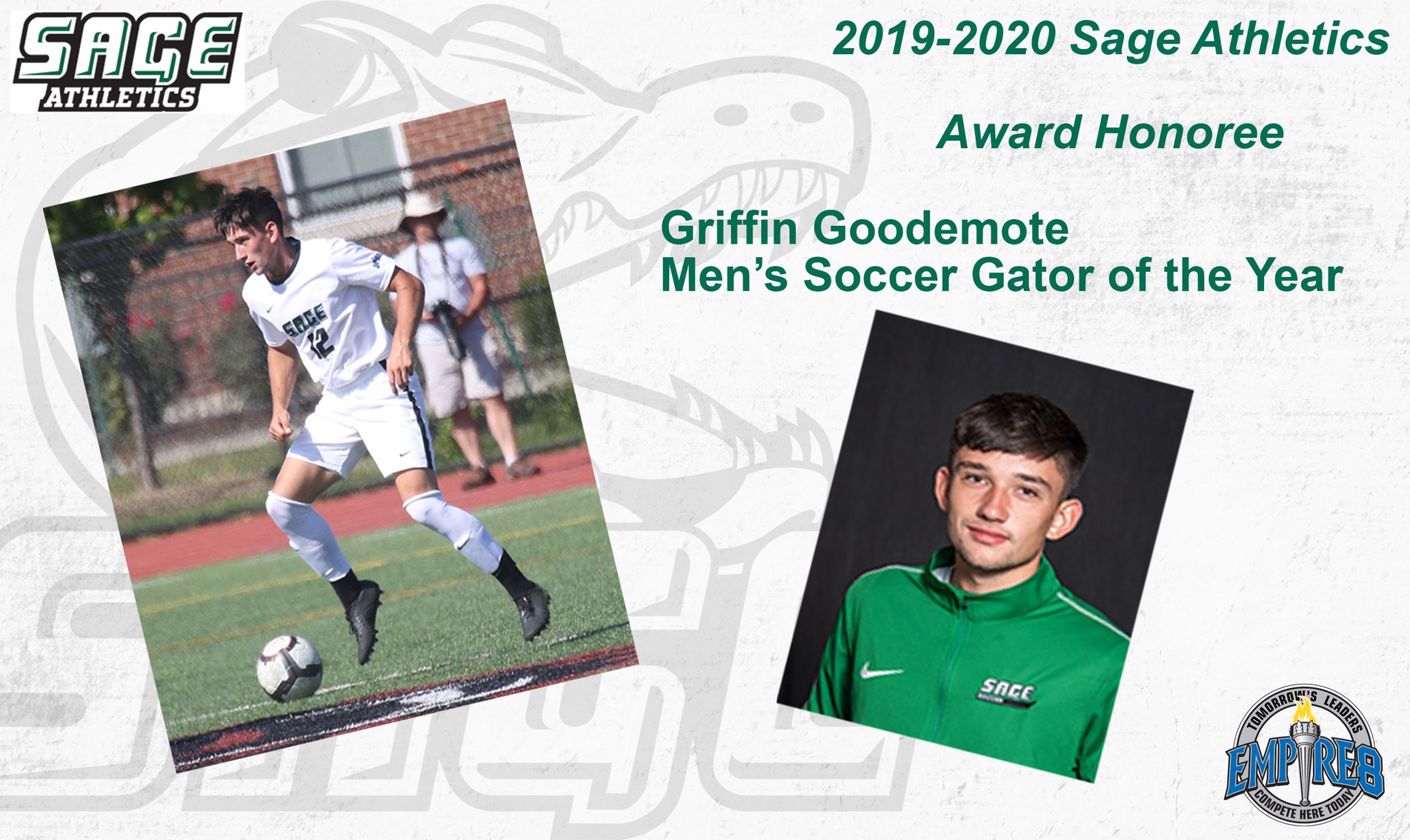 Griffin Goodemote saluted as Men's Soccer Team Gator of the Year