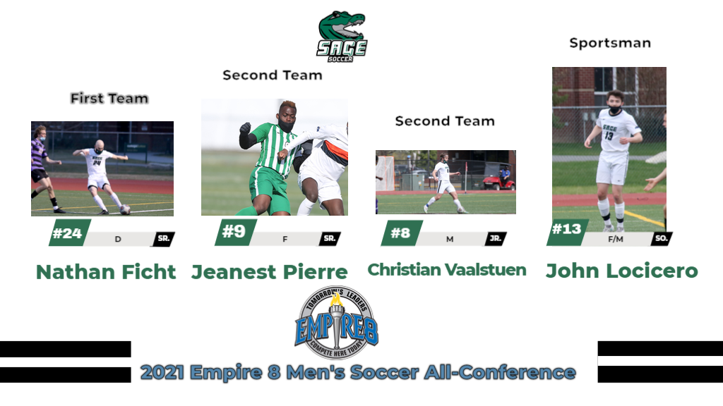 Four Men's Soccer Players Saluted by Empire 8