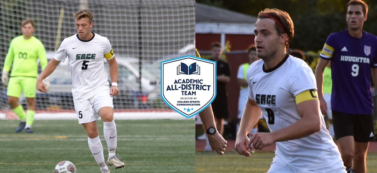 Two men's soccer players honored by CSC as Academic All-District Honorees
