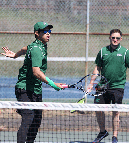 Gators fall to Knights 8-1 in Skyline Men's Tennis play