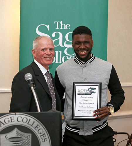 Larose named Gator of the Year in Men's Track and Field