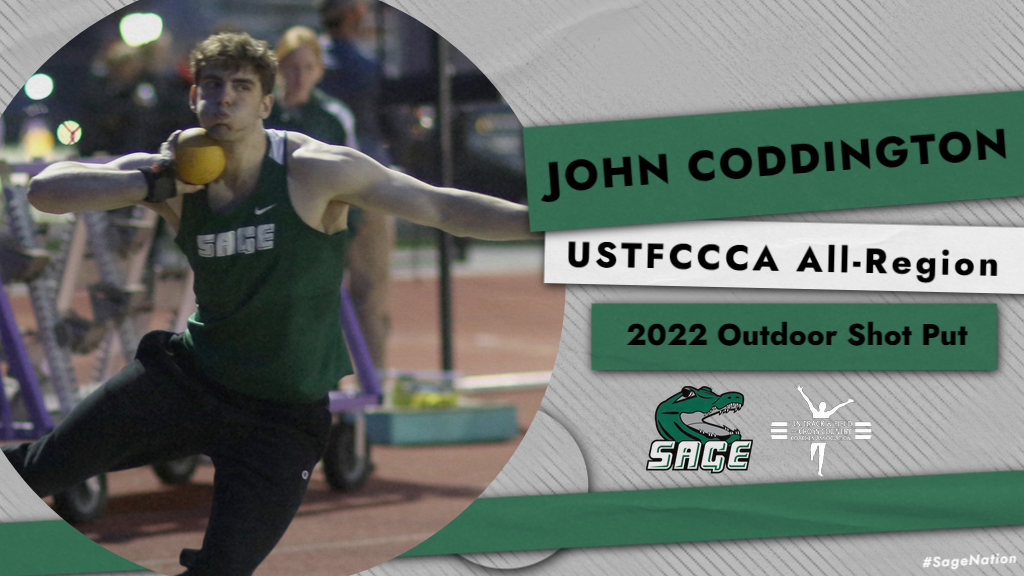 Coddington saluted by USTFCCCA with a selection to the 2022 Outdoor All-Region Team