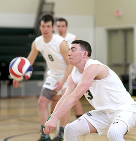 Sage men's volleyball squad takes key Skyline match over Purchase, but falls to Ramapo in league action