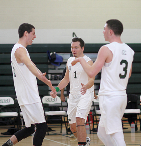 Sage beats Bard 3-1 in men's volleyball action