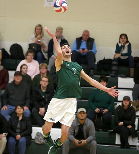 Sage Men’s Volleyball Splits in Non-Conference Action