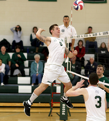 Men’s Volleyball Splits in Non-Conference Action