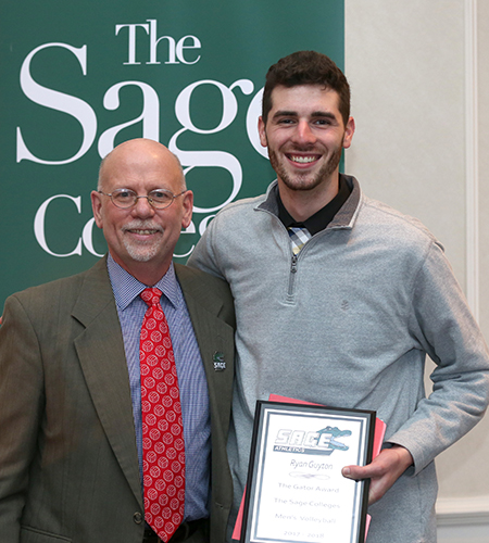 Gator of the Year status awarded to Ryan Guyton in men's volleyball