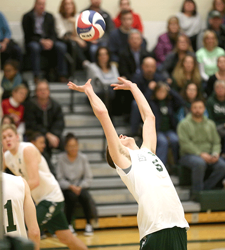 Sage men's volleyball posts convincing win on the road over SVC