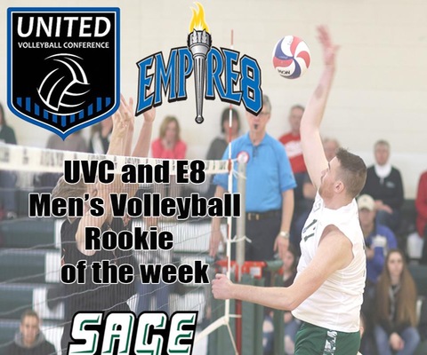 Sanders sweeps Rookie Honors; Earns UVC and Empire 8 Rookie Citations