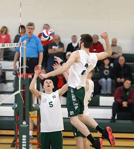 Hawks collect win over Sage in UVC Men's volleyball play