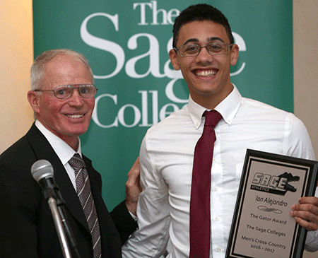 Sage honors Ian Alejandro as Men's Cross Country Gator of the Year recipient