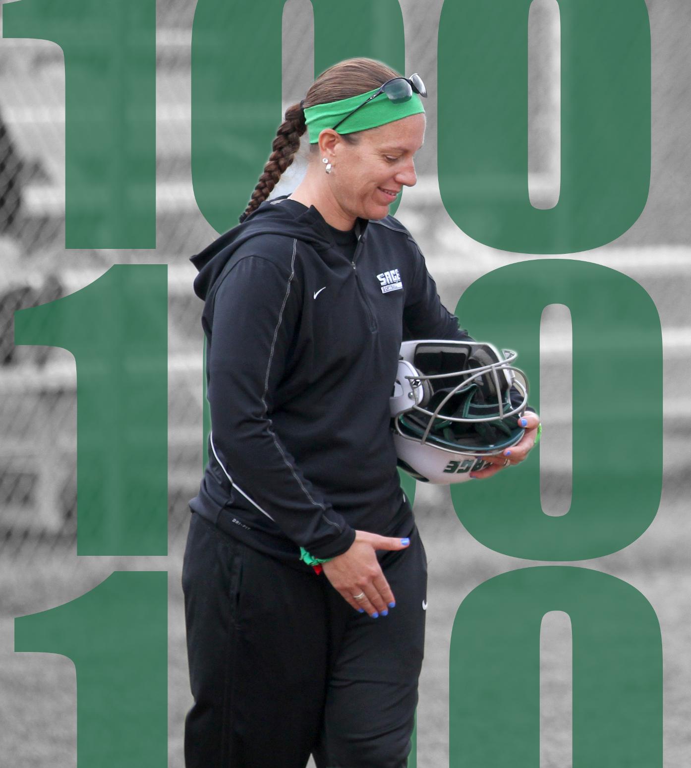 Coach Brown Hits 100 Win Mark at Sage On the Road at Skidmore