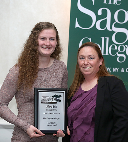 Silk honored as Gator of the Year, Co-Female Athlete of the Year and Dean Robinson Scholar-Athlete at Sage's Banquet