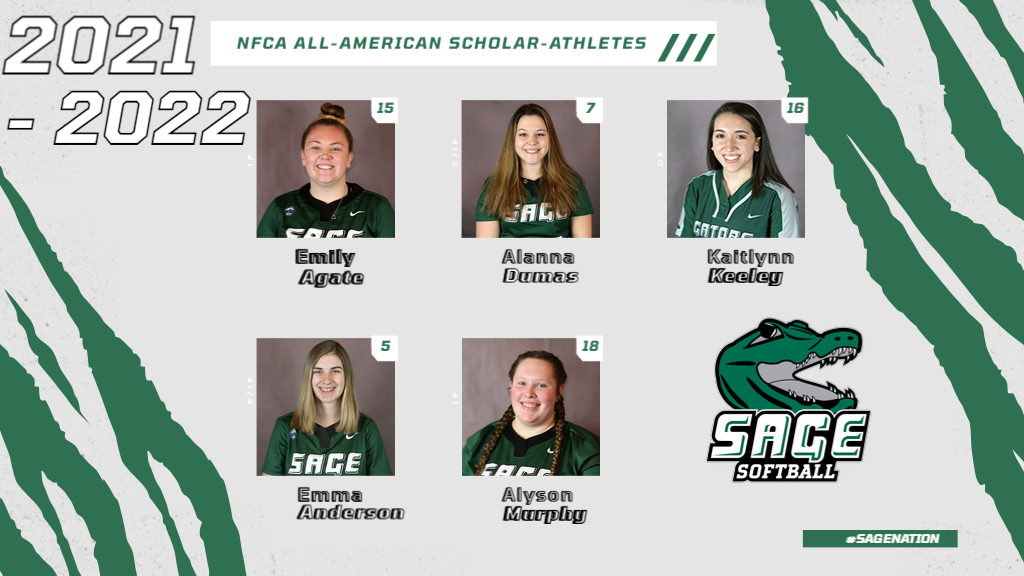 Five RSC Softball Players honored by NFCA