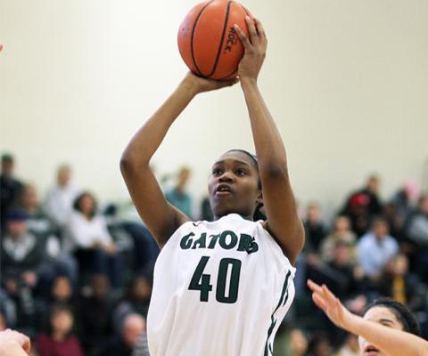Jefferson pens her name into Gator recond book as Sage tops Old Westbury, 60-54